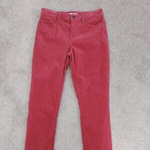 Lands' End Women's Straight Leg Mid-rise Corduroy Jeans, Size 2